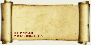 Tijana Ojdanić vizit kartica